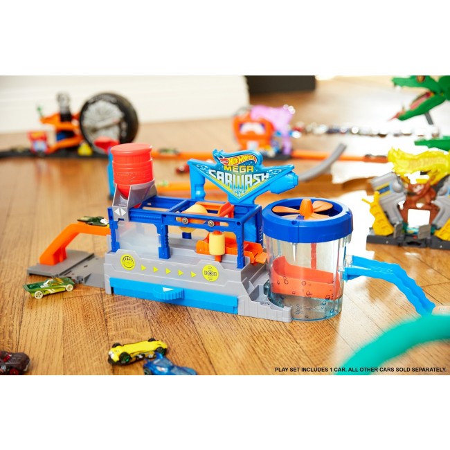 Ігровий набір Шалена автомийка серії Зміни колір Hot Wheels FTB