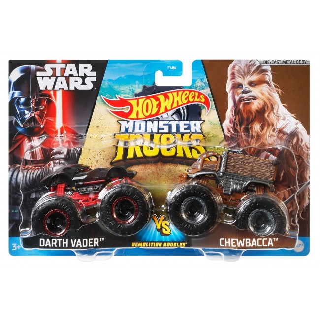 Набір із машинок позашляховиків серії Monster Trucks Hot Wheels в ас FYJ