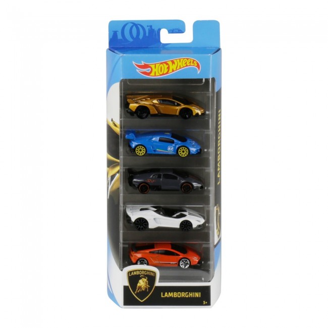 Набір з 5 и базових машинок Hot Wheels в ас 1806