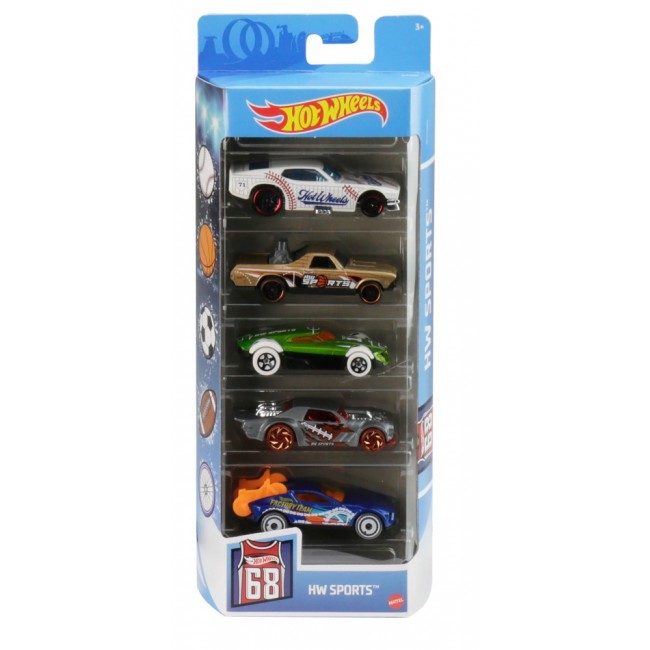 Набір з и базових машинок Hot Wheels в ас