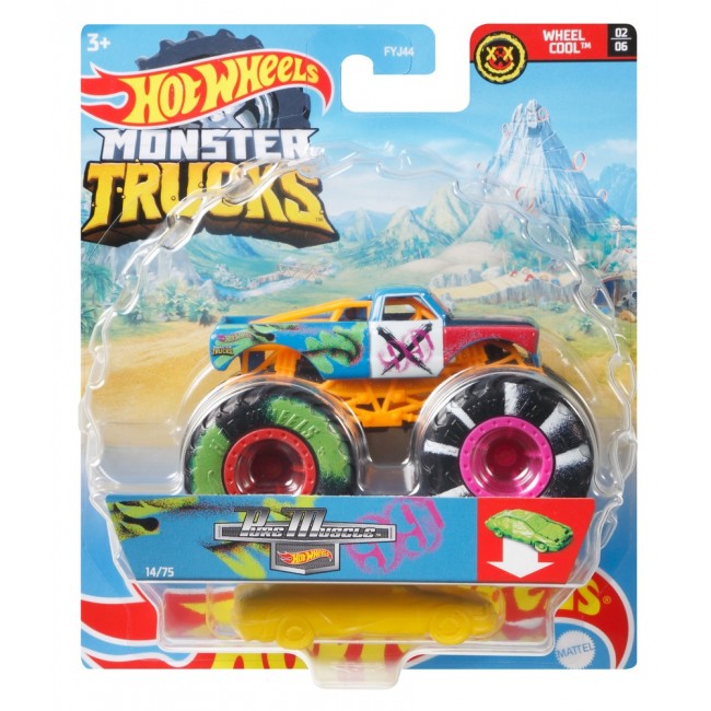 Базова машинка позашляховик серії Monster Trucks Hot Wheels в ас FYJ