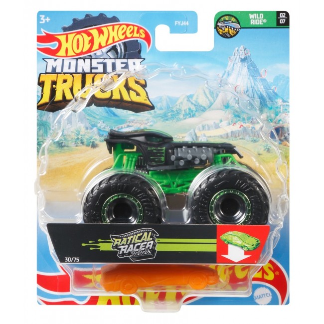 Базова машинка позашляховик серії Monster Trucks Hot Wheels в ас FYJ