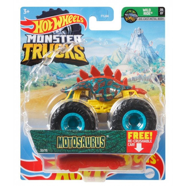 Базова машинка позашляховик серії Monster Trucks Hot Wheels в ас FYJ