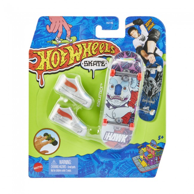 Скейт та взуття для пальчиків Hot Wheels в ас HGT46