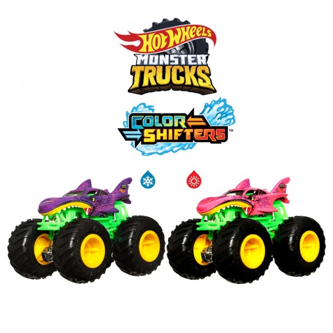 Машинка позашляховик Зміни колір серії Monster Trucks Hot Wheels в ас HGX06