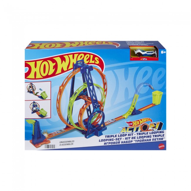 Трек Потрійна петля Hot Wheels HMX37