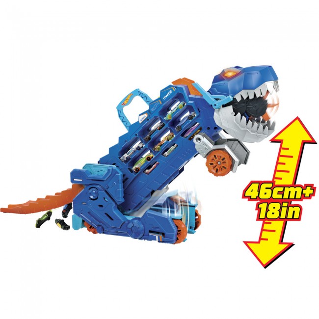 Мега транспортер Неймовірний Ті Рекс Hot Wheels HNG
