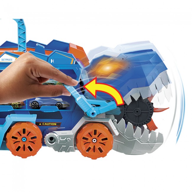 Мега транспортер Неймовірний Ті Рекс Hot Wheels HNG50