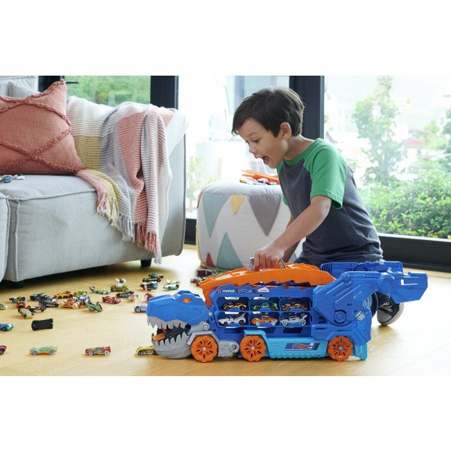 Мега транспортер Неймовірний Ті Рекс Hot Wheels HNG50