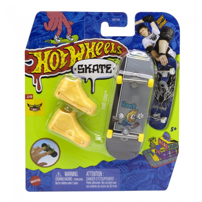 Скейт та взуття для пальчиків Hot Wheels в ас HGT