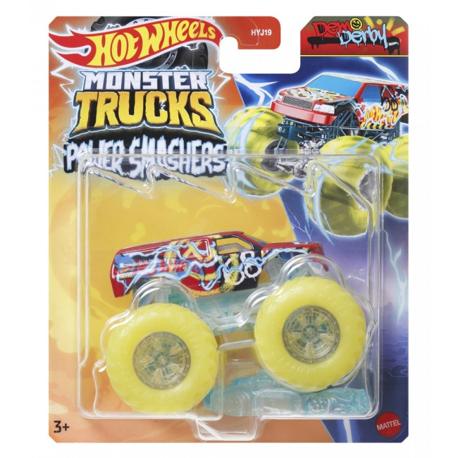 Базова машинка позашляховик серії Power Smashers Monster Trucks Hot Wheels в ас HYJ