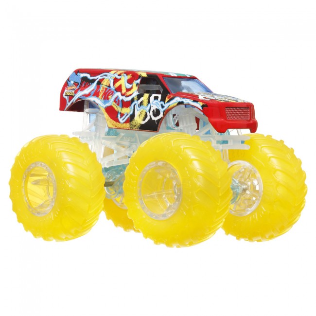 Базова машинка позашляховик 1 64 серії Power Smashers Monster Trucks Hot Wheels в ас HYJ19