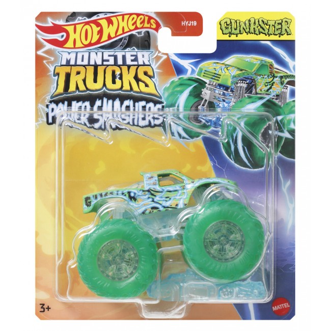 Базова машинка позашляховик серії Power Smashers Monster Trucks Hot Wheels в ас HYJ