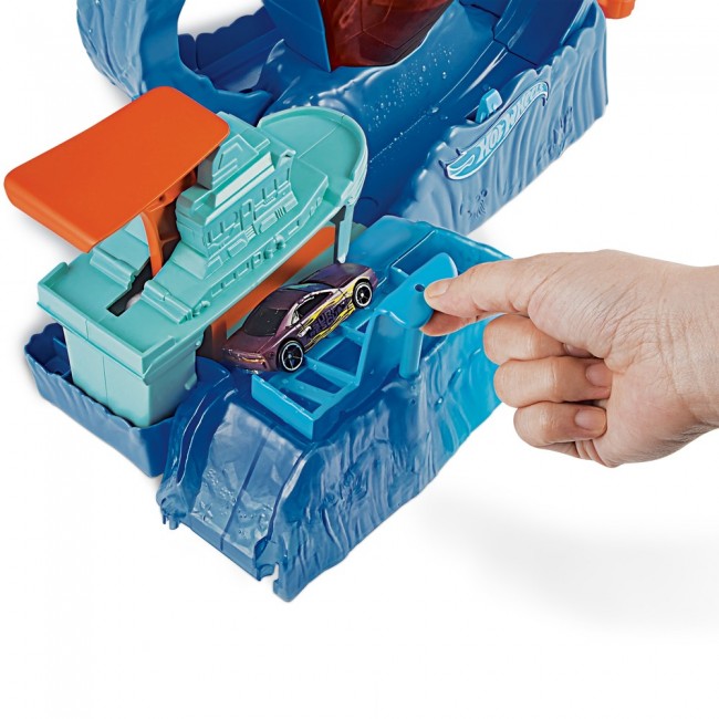 Игровой набор Голодная Акула робот серии Измени цвет Hot Wheels GJL12
