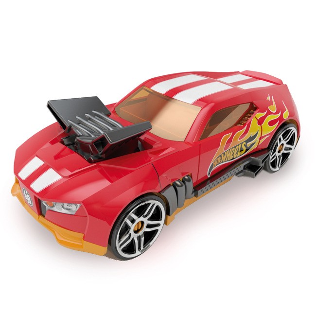 Гоночний автомобіль-гараж 2 в 1 (червоний) Hot Wheels