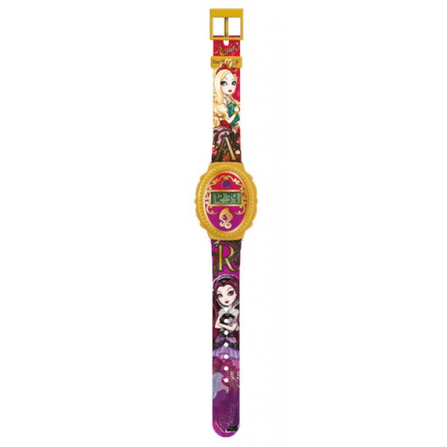 Годинник Ever After High (5 функцій: місяць, дата, години, хвилини, секунди).
