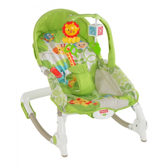 Портативне крісло-гойдалка "Левеня" (до 18 кг) Fisher-Price