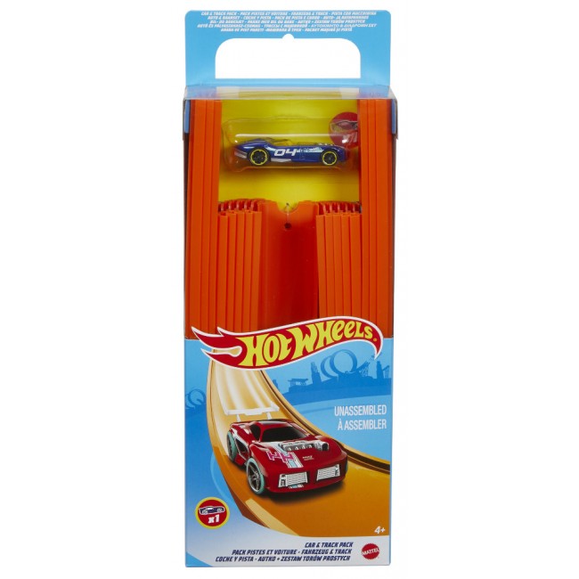 Набір додаткових доріжок треку з базовою машинкою Hot Wheels