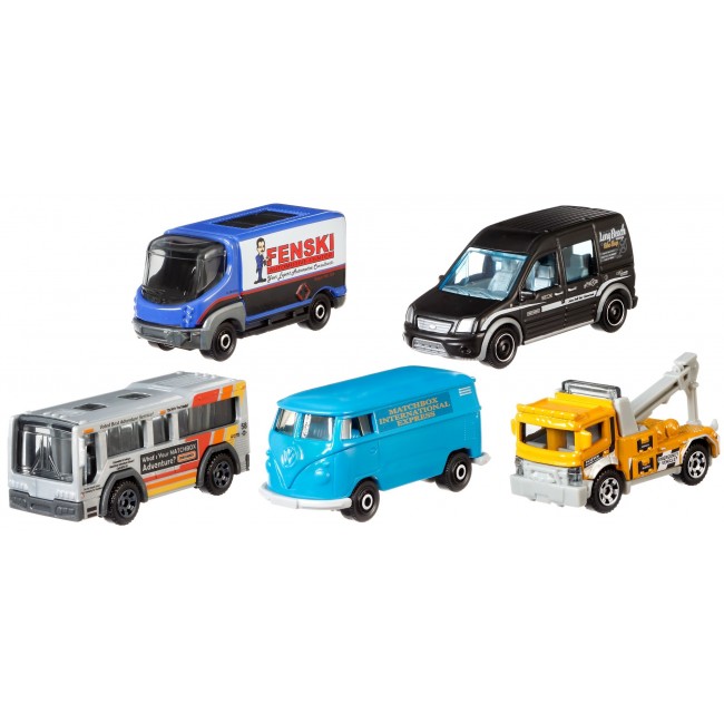 Подарунковий набір автомобілей Matchbox (5 шт.) (в ас.)