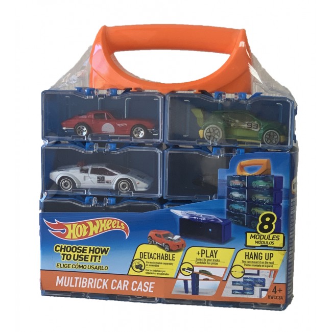 Контейнер та 8 машинок Hot Wheels