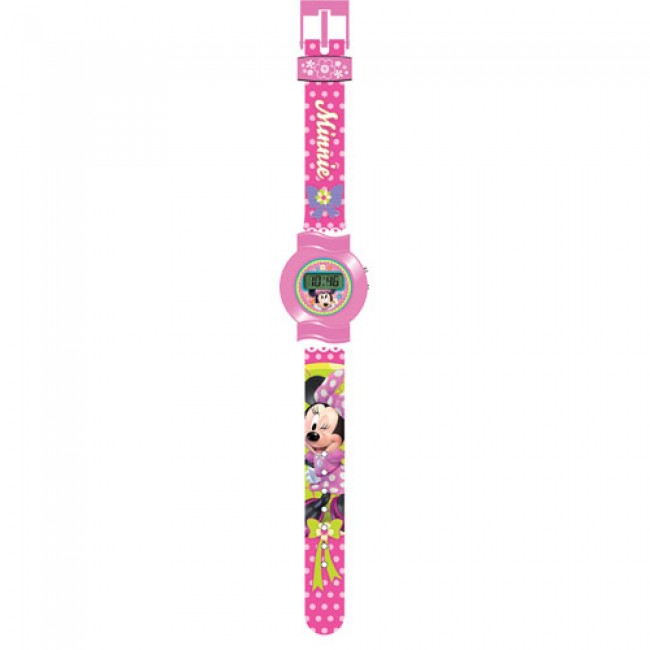 Годинник Minnie Mouse (5 функцій: місяць, дата, години, хвилини, секунди)