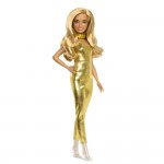 Лялька Barbie "Модниця" в золотистому комбінезоні