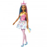 Лялька-єдиноріг у світло-рожевому стилі серії Дрімтопія Barbie