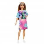 Лялька Barbie "Модниця" у різнокольоровій сукні та кепці-козирку