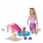Набір "Басейн для цуценят" з лялькою Barbie