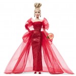 Колекційна лялька Barbie "Ruby Red" до 80-річчя Mattel - блондинка