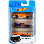 Набір з 3-х базових машинок Hot Wheels (в ас.)