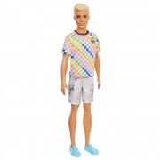 Лялька Кен "Модник" у клітчастій футболці Barbie