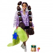 Лялька Barbie "Екстра" з хвостиками з резинками