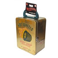 Вінтажний золотистий контейнер для 18 машинок Hot Wheels