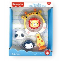 Набір сачок-жираф та тварини для гри з водою Fisher-Price