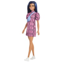 Лялька Barbie "Модниця" у сукні з принтом під зміїну шкіру