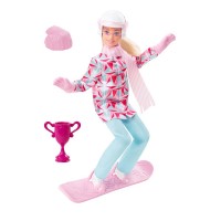 Лялька "Сноубордистка" серії "Зимові види спорту" Barbie