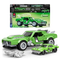 Колекційна машинка-конструктор "Camaro" серії "Speed" Mattel Brick Shop