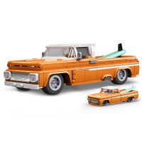 Колекційна машинка-конструктор "Chevy" серії "Elite" Mattel Brick Shop