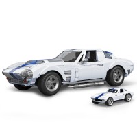 Колекційна машинка-конструктор "Corvette Grand Sport" серії "Elite" Mattel Brick Shop