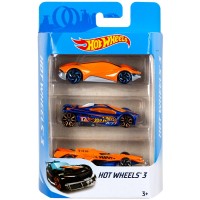 Набір з 3-х базових машинок Hot Wheels (в ас.)