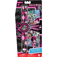 Годинник Monster High з проектором на 10 зображень (5 функцій: місяць, дата, години, хвилини, секунди)