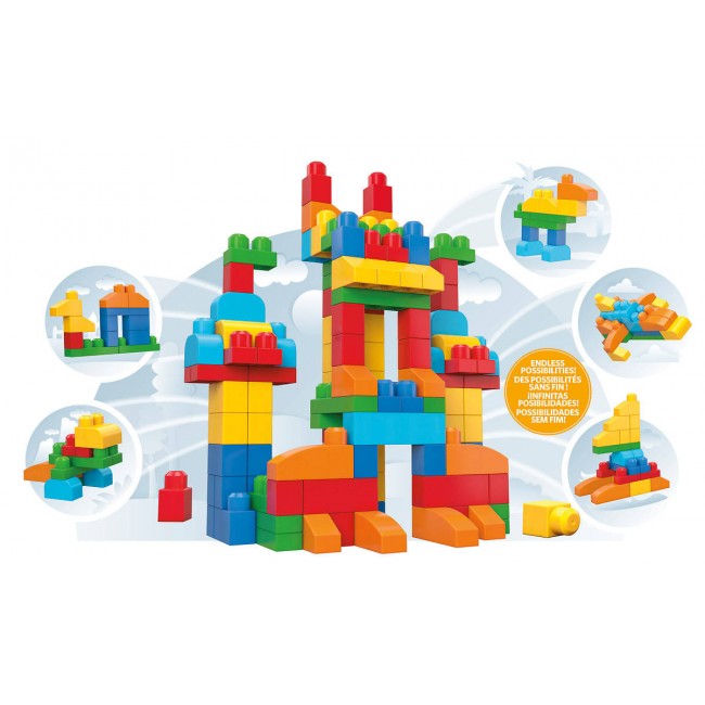 Конструктор "Делюкс" (150 дет.) Mega Bloks
