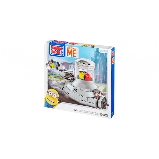 Конструктор "Миньономобиль" с аксессуарами Mega Bloks