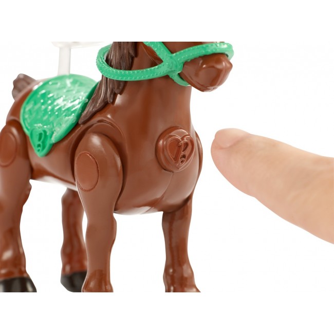 Barbie on top the go pony