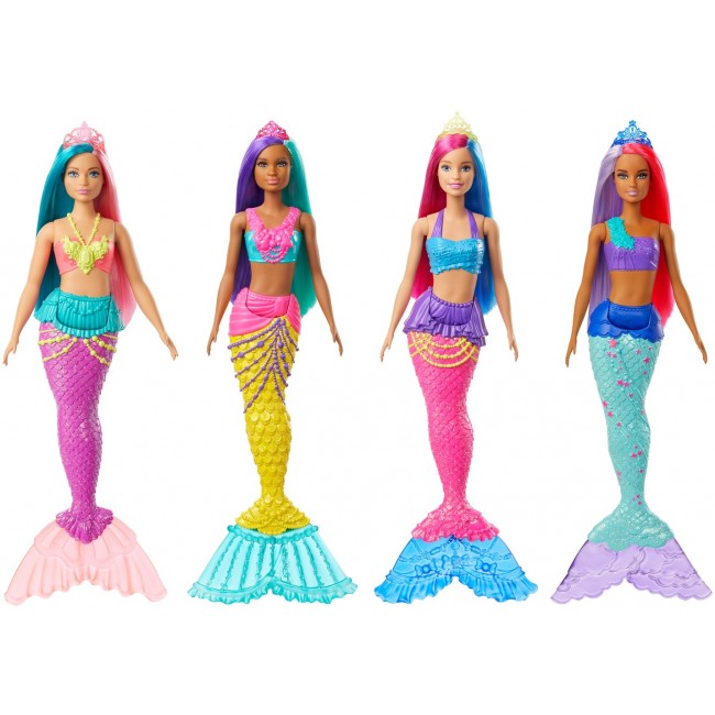 Русалочка с разноцветными волосами серии Дримтопия Barbie в асс.