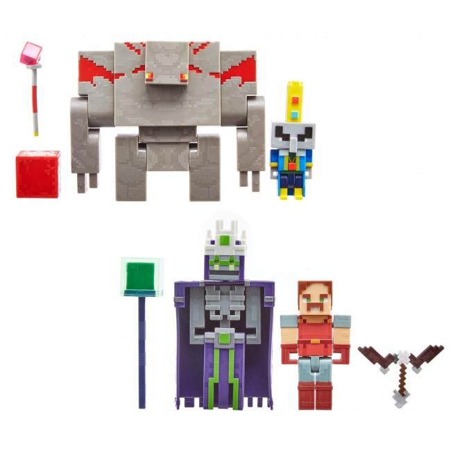 Набор из 2 фигурок персонажей серии "Dungeons" Minecraft в асс.