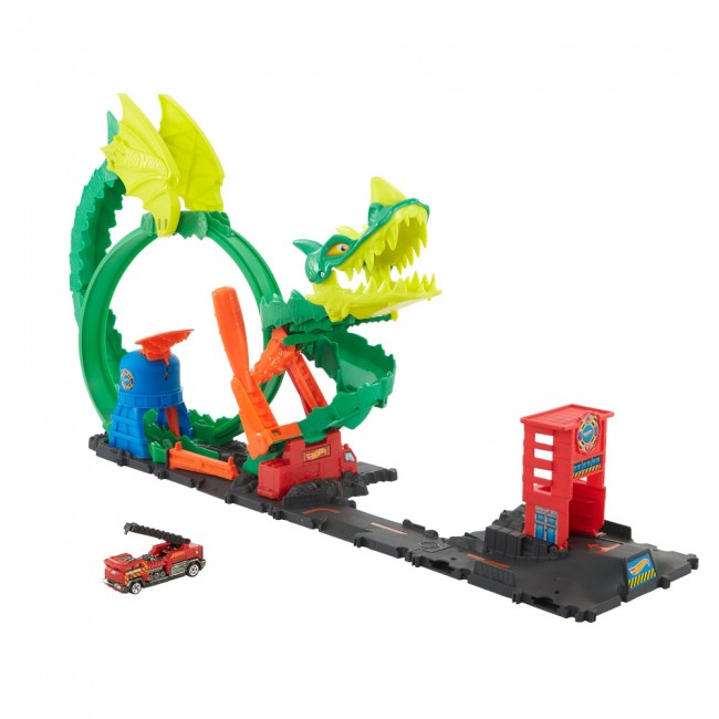 Игровой набор "Атака огненного дракона" Hot Wheels