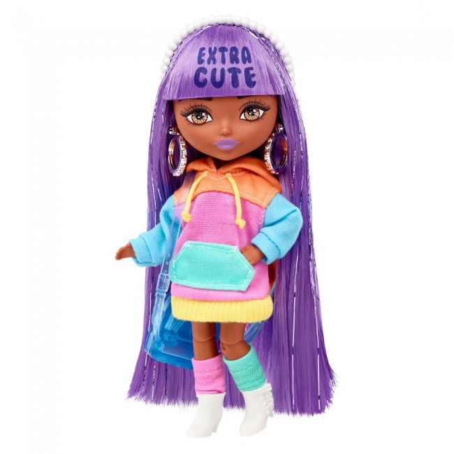 Миникукла Barbie "Экстра" лавандовая леди