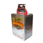 Винтажный серебристый контейнер для 18 машинок Hot Wheels